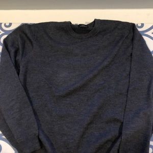 Brooks Brothers Grey Merino Wool Sweater NWOT